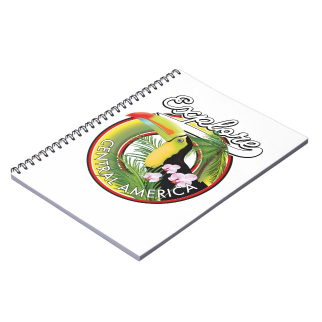 Cuaderno logotipo de Explorar Centroamérica. (Lado Izquierdo)