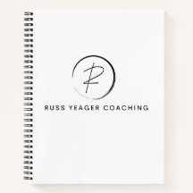 Logotipo de firma de coaching de Russ Yeager