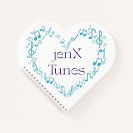 Cuaderno logotipo de jexX Tunes
