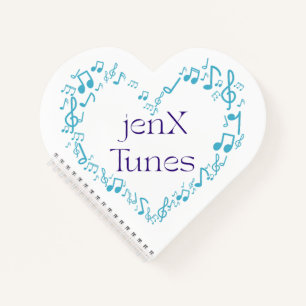 Cuaderno logotipo de jexX Tunes