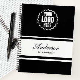 Cuaderno Logotipo de la empresa Monograma comercial Nombre