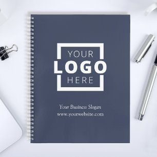 Cuaderno Logotipo de la empresa personalizado Azul promocio
