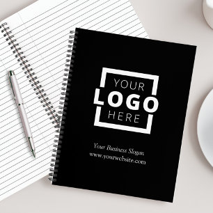Cuaderno Logotipo de la empresa personalizado Negra promoci