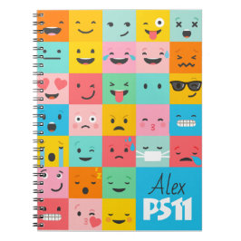 Cuaderno Logotipo de la escuela de Emoji