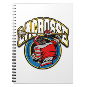 Cuaderno Logotipo de LaCrosse de los hombres