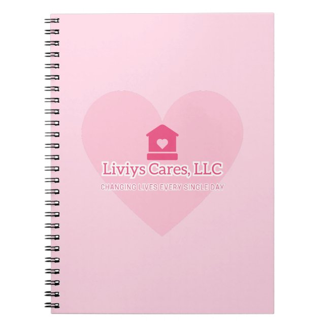 Cuaderno Logotipo de Liviys Cares (Frente)