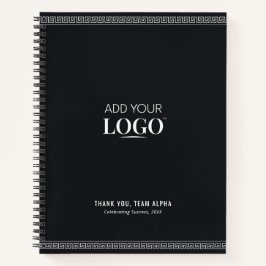 Cuaderno Logotipo de negocio Apreciación del empleado Meand