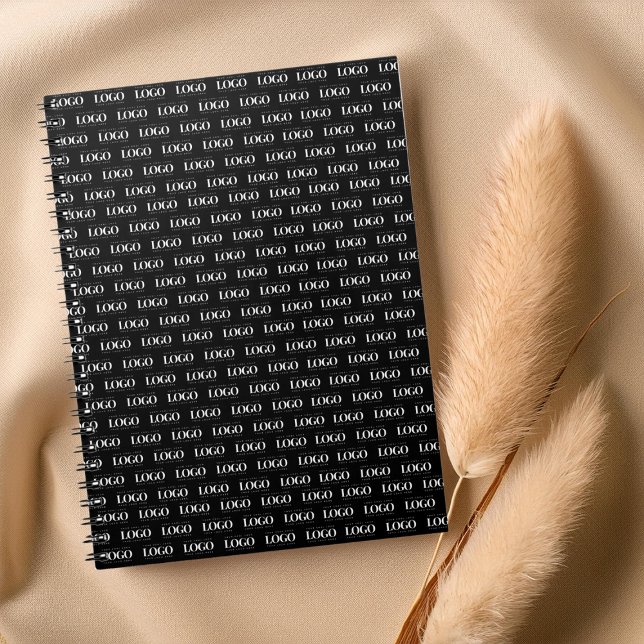 Cuaderno Logotipo de negocios blanco personalizado sobre el (Subido por el creador)