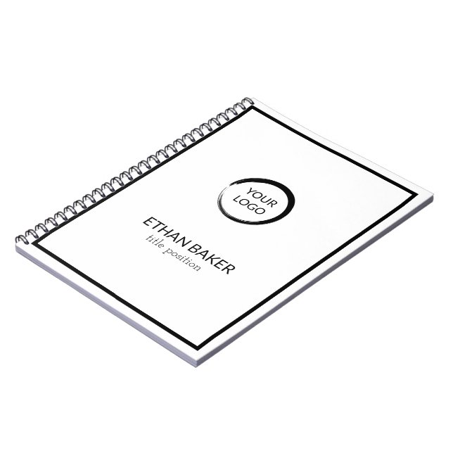 Cuaderno Logotipo de personalizado (Lado Izquierdo)