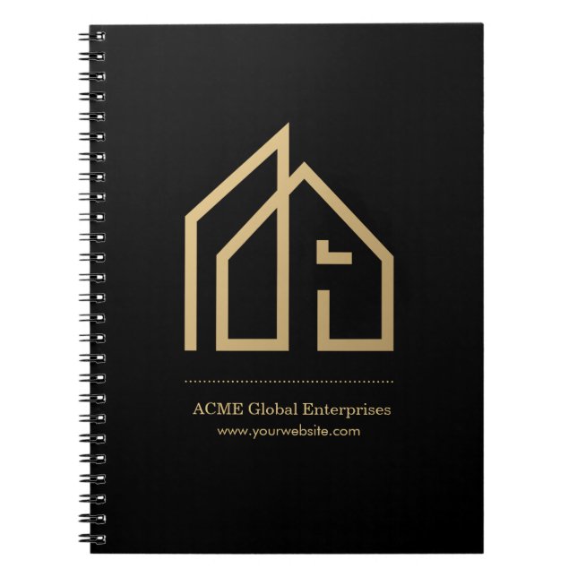 Cuaderno Logotipo de Personalizado de artículos promocional (Frente)