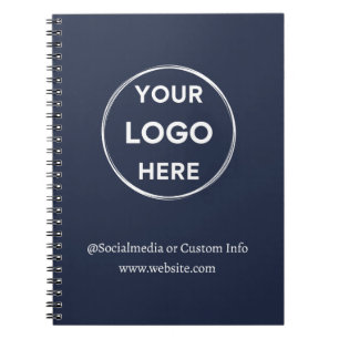 Cuaderno Logotipo de Personalizado de la Marina Personal mo