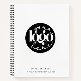 Cuaderno Logotipo de Personalizado profesional minimalista 