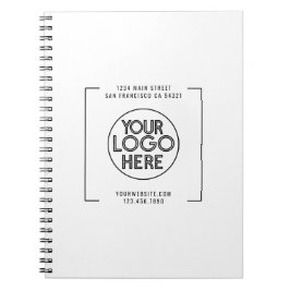 Cuaderno Logotipo de Personalizado profesional moderno para