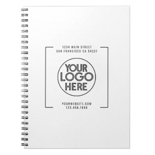 Cuaderno Logotipo de Personalizado profesional moderno para