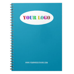 Cuaderno Logotipo de personalizado y correo de texto para p