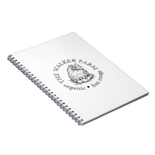 Cuaderno Logotipo de Promoción de Marca de Negocio Agrícola