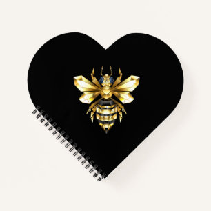Cuaderno Logotipo de Relieve metalizado dorado falso poligo