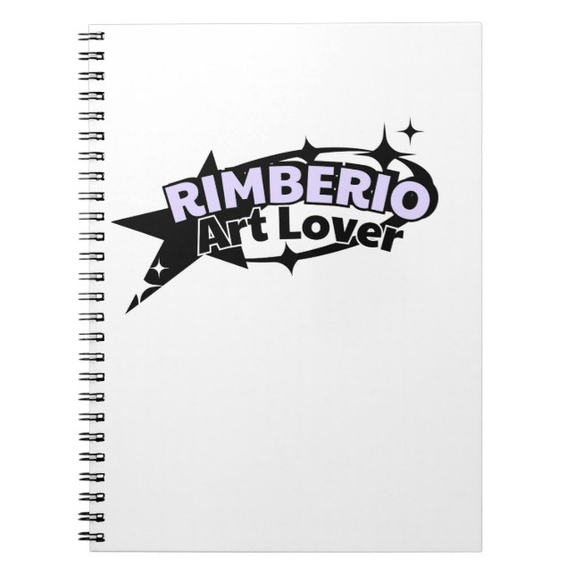 Cuaderno Logotipo de Rimberio Art Lover (Frente)