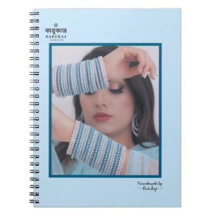 Cuaderno Logotipo de su empresa & Hecho a mano por el nombr