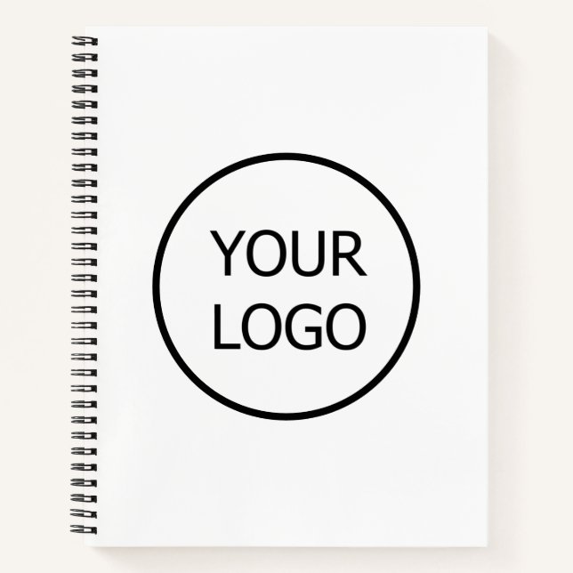 CUADERNO LOGOTIPO DE TEXTO MÍNIMO SENCILLO AQUÍ PERSONALIZA (Anverso)