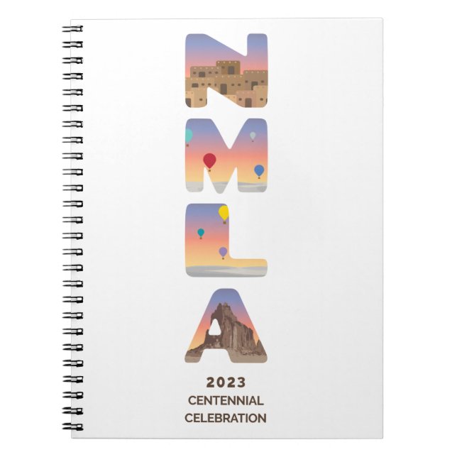 Cuaderno logotipo del centenario de la NMLA (Frente)