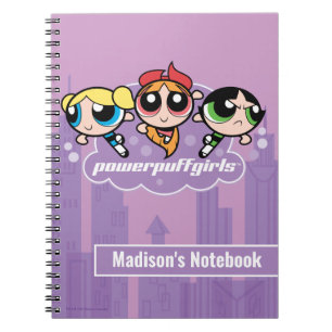 Cuaderno Logotipo del equipo de Chicas Powerpuff