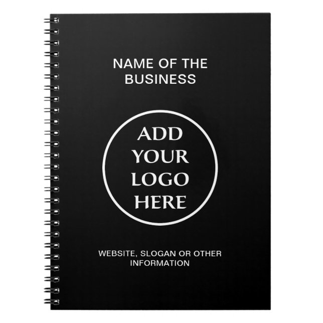 Cuaderno Logotipo Empresa Empresa Profesional (Frente)