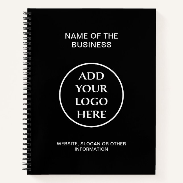 Cuaderno Logotipo Empresa Empresa Profesional (Anverso)