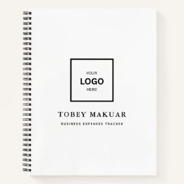 Cuaderno Logotipo empresarial personalizado moderno profesi