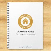 Logotipo empresarial personalizado y texto promoci
