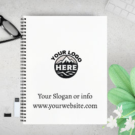 Cuaderno Logotipo Empresarial Simple Personalizado Promocio