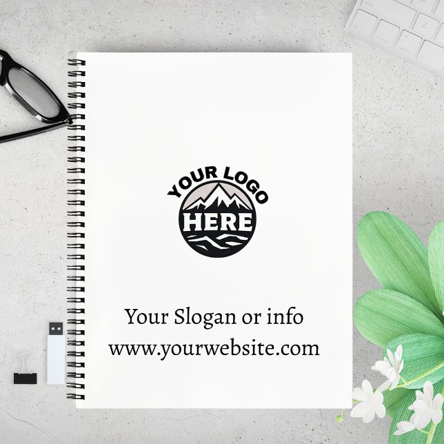 Cuaderno Logotipo Empresarial Simple Personalizado Promocio (Subido por el creador)