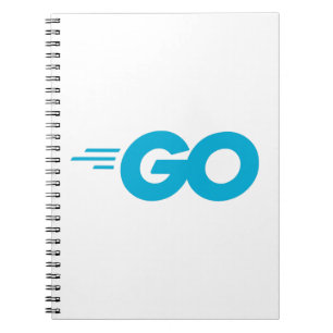 Cuaderno Logotipo Golang (Lenguaje de programación Go)