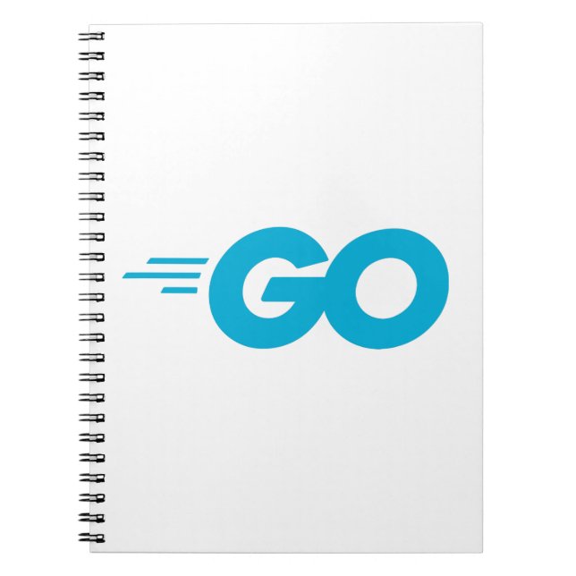 Cuaderno Logotipo Golang (Lenguaje de programación Go) (Frente)