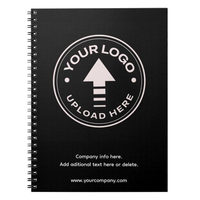 Cuaderno Logotipo mínimo para Personalizados comerciales Ne (Frente)