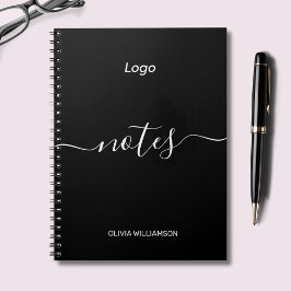 Cuaderno Logotipo Negra Profesional