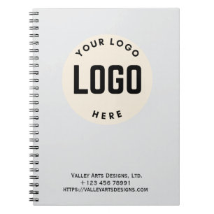 Cuaderno Logotipo para empresas pequeñas Personalizados por