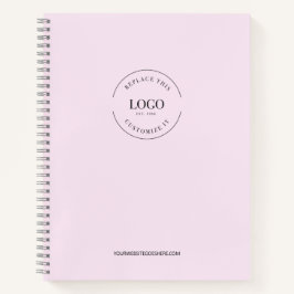 Cuaderno Logotipo personalizado minimalista simple marca ro