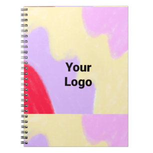 Cuaderno Logotipo personalizado simple y elegante aquí empr