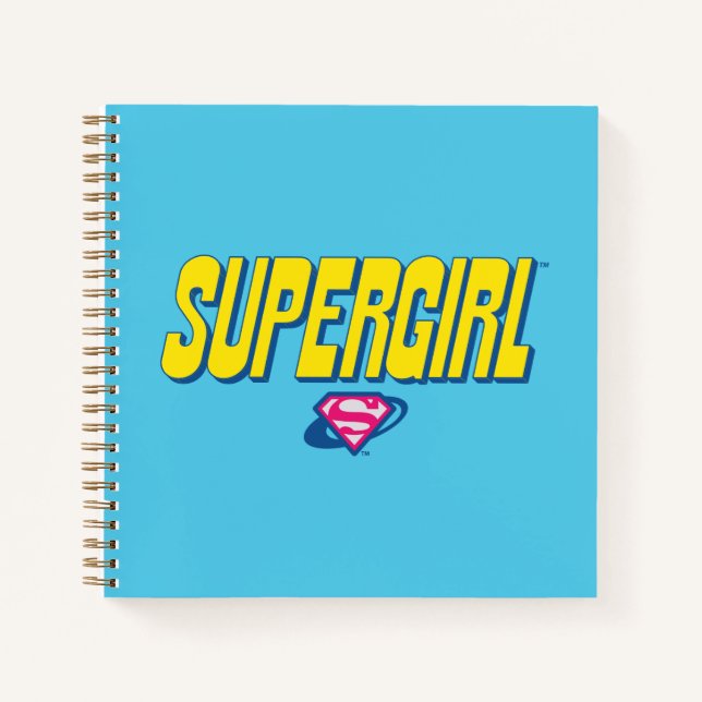 Cuaderno Logotipo Pop de Supergirl (Anverso)