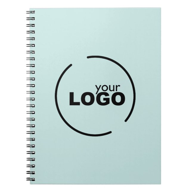 Cuaderno Logotipo profesional de negocios moderno brillante (Frente)