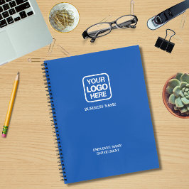 Cuaderno Logotipo Profesional Moderno de Negocios Azul Agre