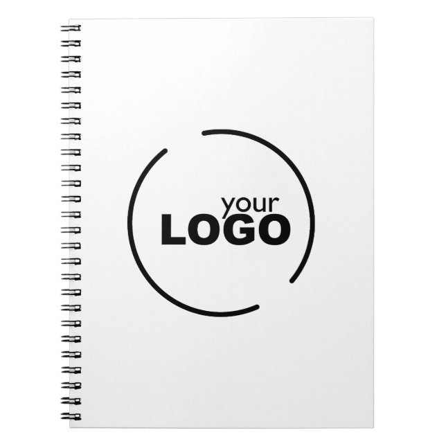 Cuaderno Logotipo profesional moderno para empresas (Frente)