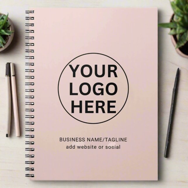 Cuaderno Logotipo profesional para empresas y texto limpio  (Subido por el creador)
