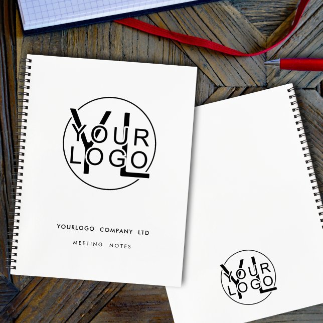Cuaderno Logotipo profesional simple de negocios en blanco  (Subido por el creador)