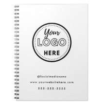 Logotipo promocional blanco minimalista de marca p