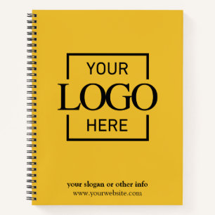 Cuaderno Logotipo promocional de la empresa corporativa ama