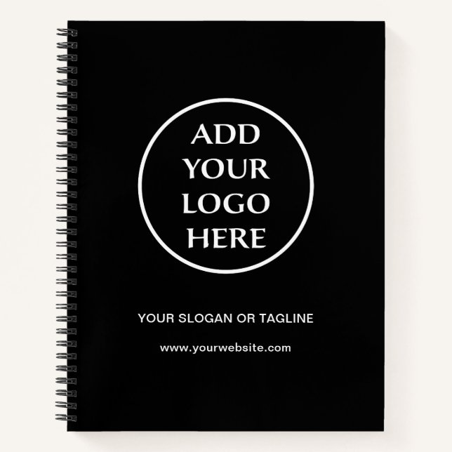 Cuaderno Logotipo sencillo Empresa Empresa profesional (Anverso)