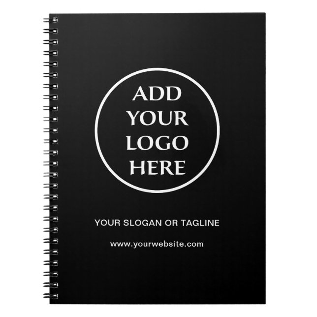 Cuaderno Logotipo sencillo Empresa Empresa profesional (Frente)