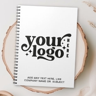 Cuaderno Logotipo y texto de la empresa personalizado